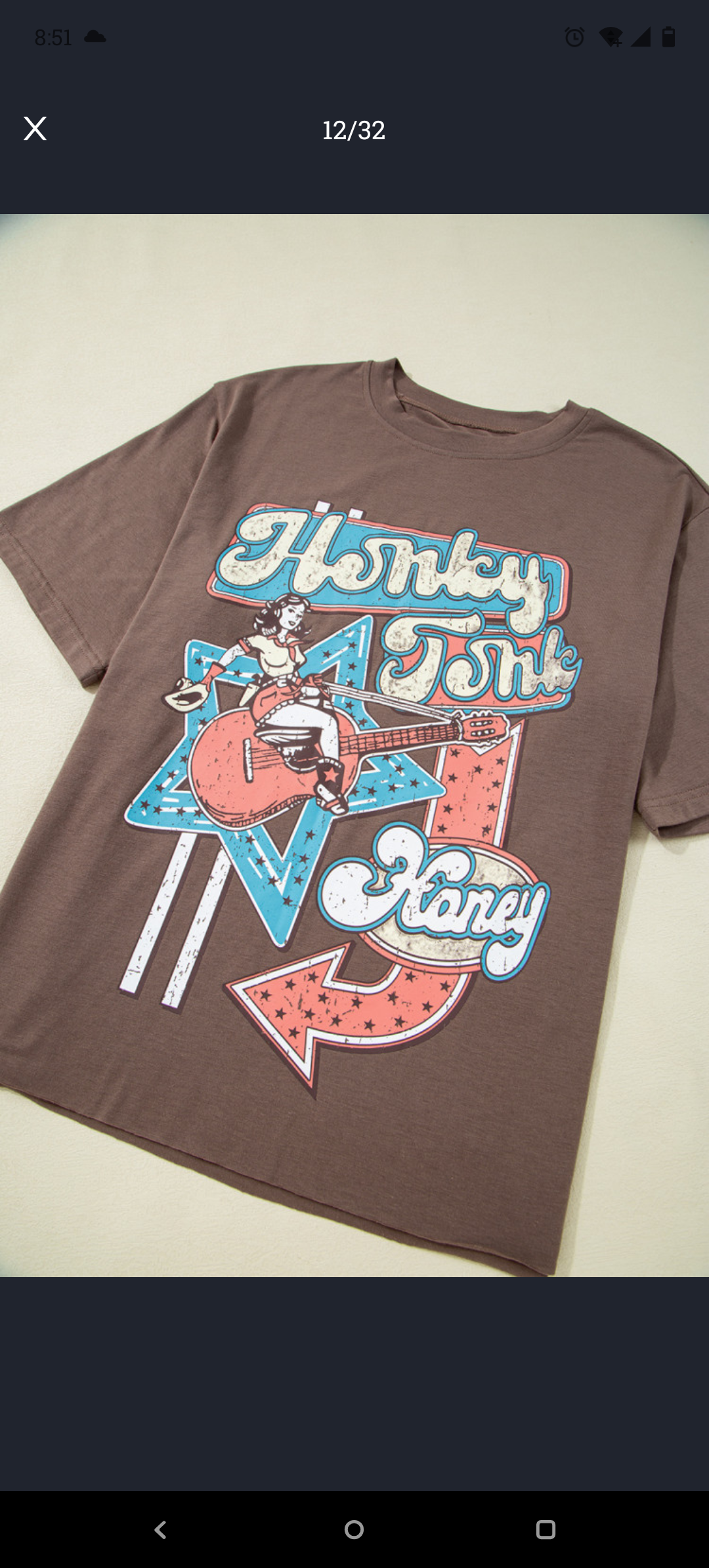 Graphic Tee Honky Tonk Honey