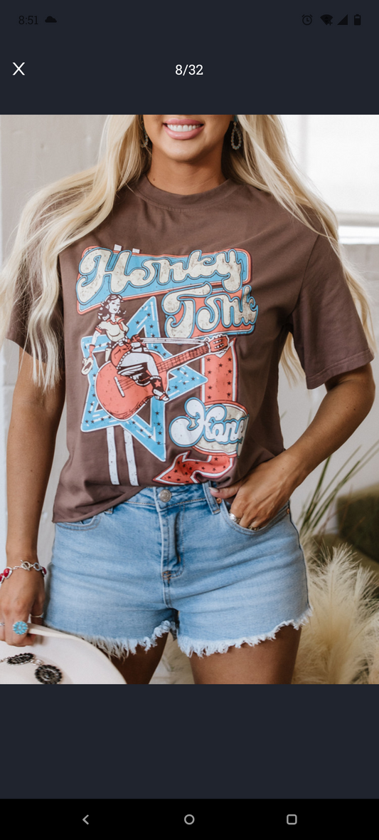 Graphic Tee Honky Tonk Honey
