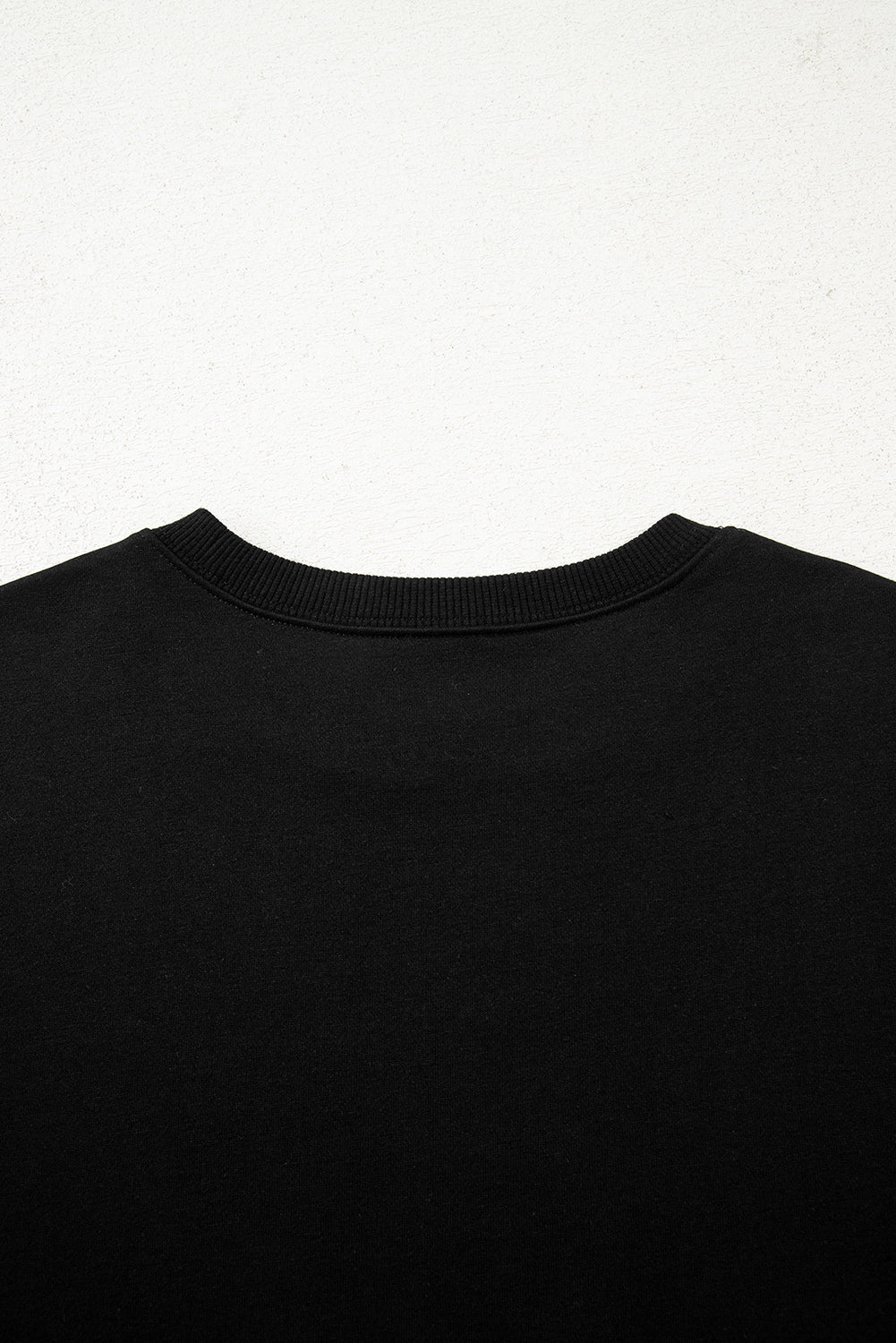 Evergreen Varsity Striped Sleeve Drop Shoulder Sweatshirt and Short Set